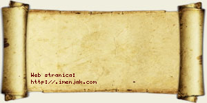 Jasmina Vlaović vizit kartica